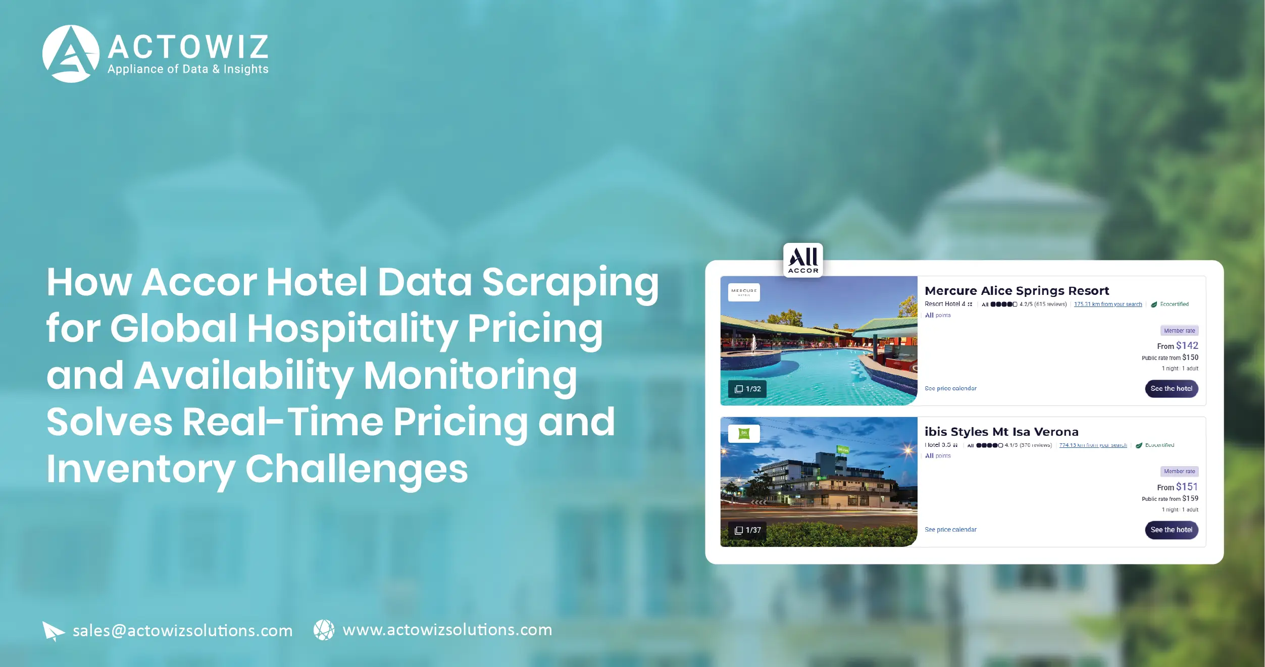 How Accor Hotel Data Scraping for Global Hospitality Pricing and Availability Monitoring Solves Real-Time Pricing and Inventory Challenges 